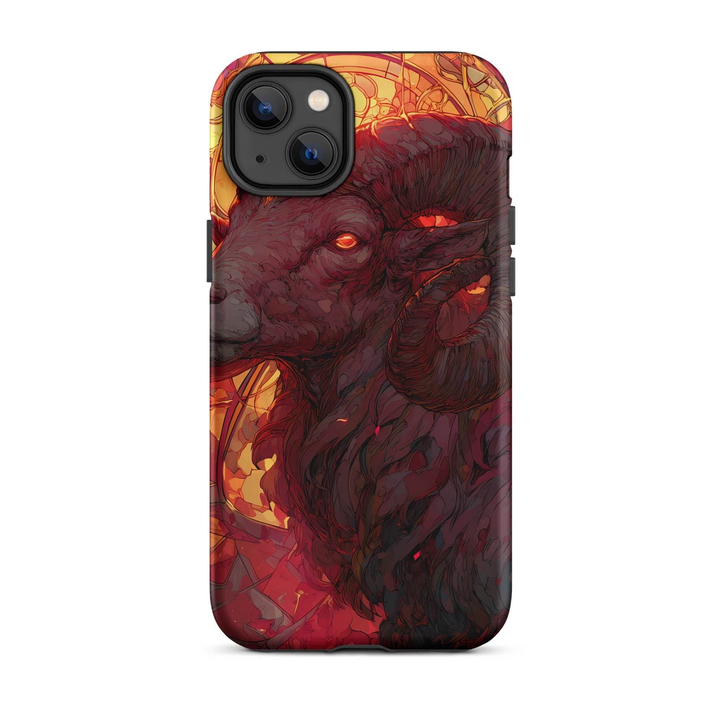 Aries Zodiac Sign Fan Art Tough Case for iPhone® - Chromavolt