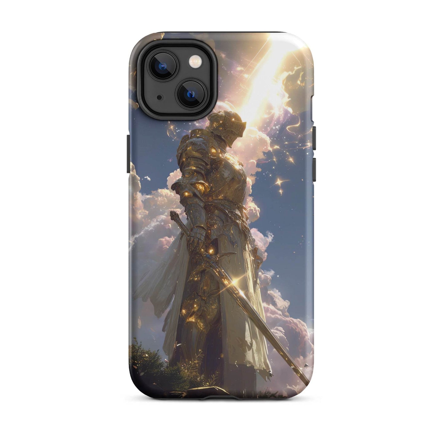 Light Elemental Knight, Original Anime Art Tough Case for iPhone® - Chromavolt