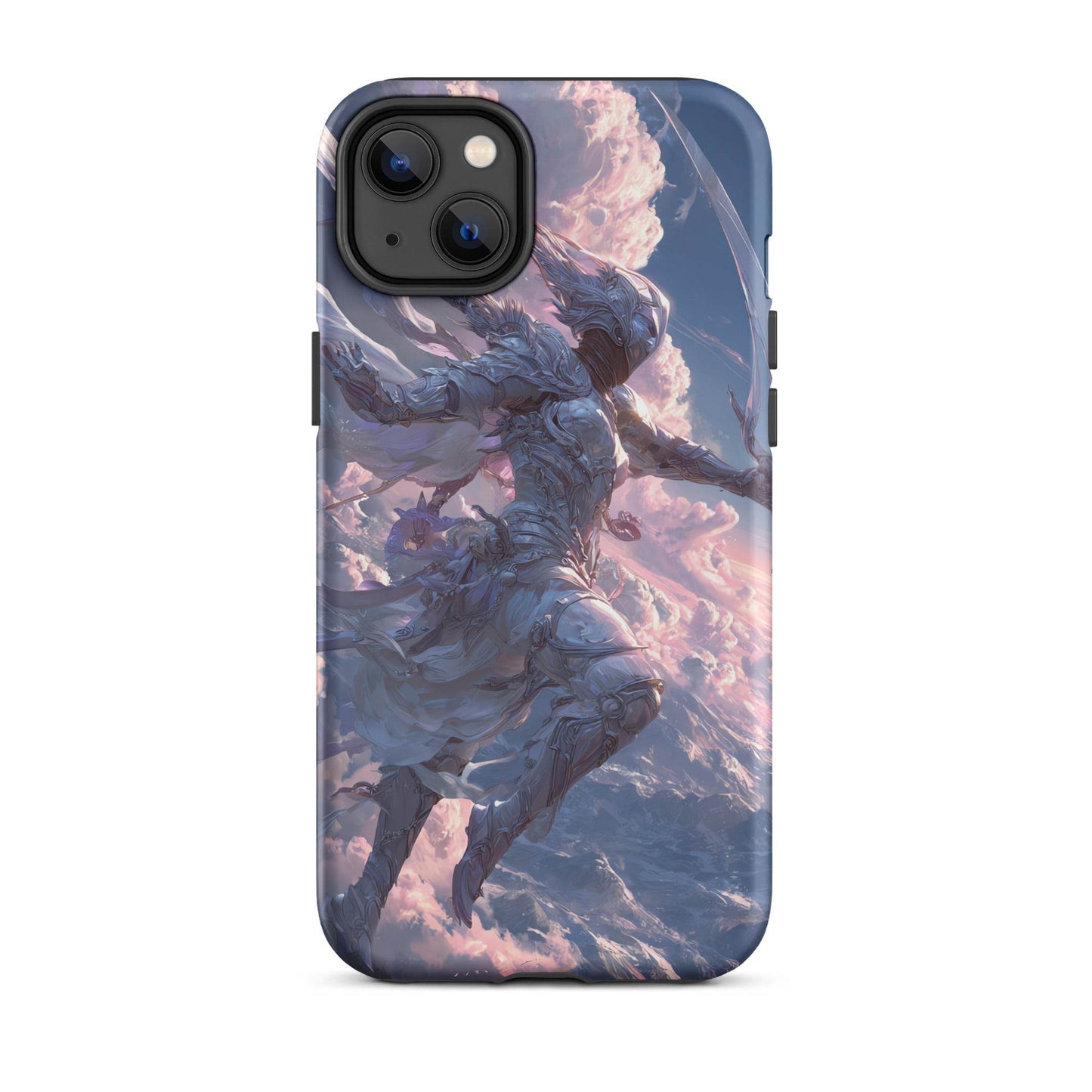 Wind Elemental Knight, Original Anime Art Tough Case for iPhone® - Chromavolt