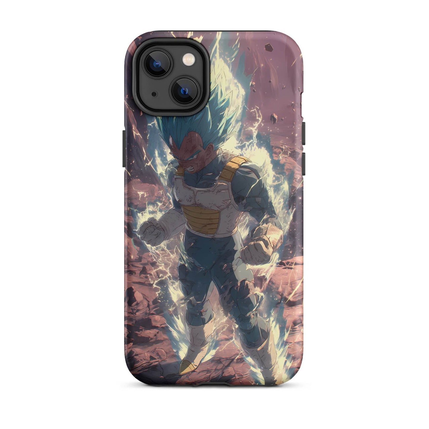 Super Saiyan Blue Vegeta, Dragon Ball Super Anime Fan Art Tough Case for iPhone® - Chromavolt