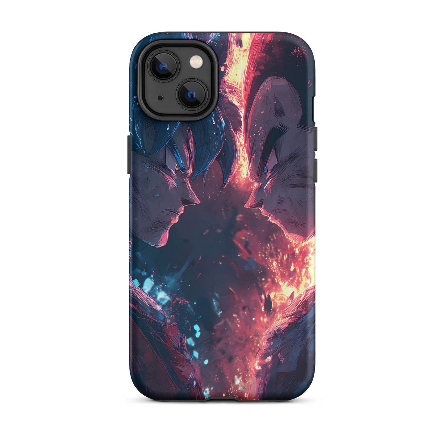 Goku Vs Vegeta, Dragon Ball Z Anime Fan Art Tough Case for iPhone® - Chromavolt