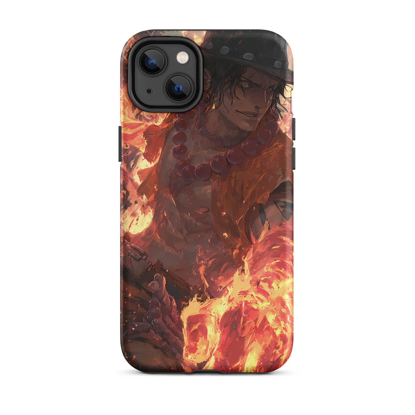 Fire Fist Ace, One Piece Portgas D. Ace Anime Fan Art Tough Case for iPhone® - Chromavolt