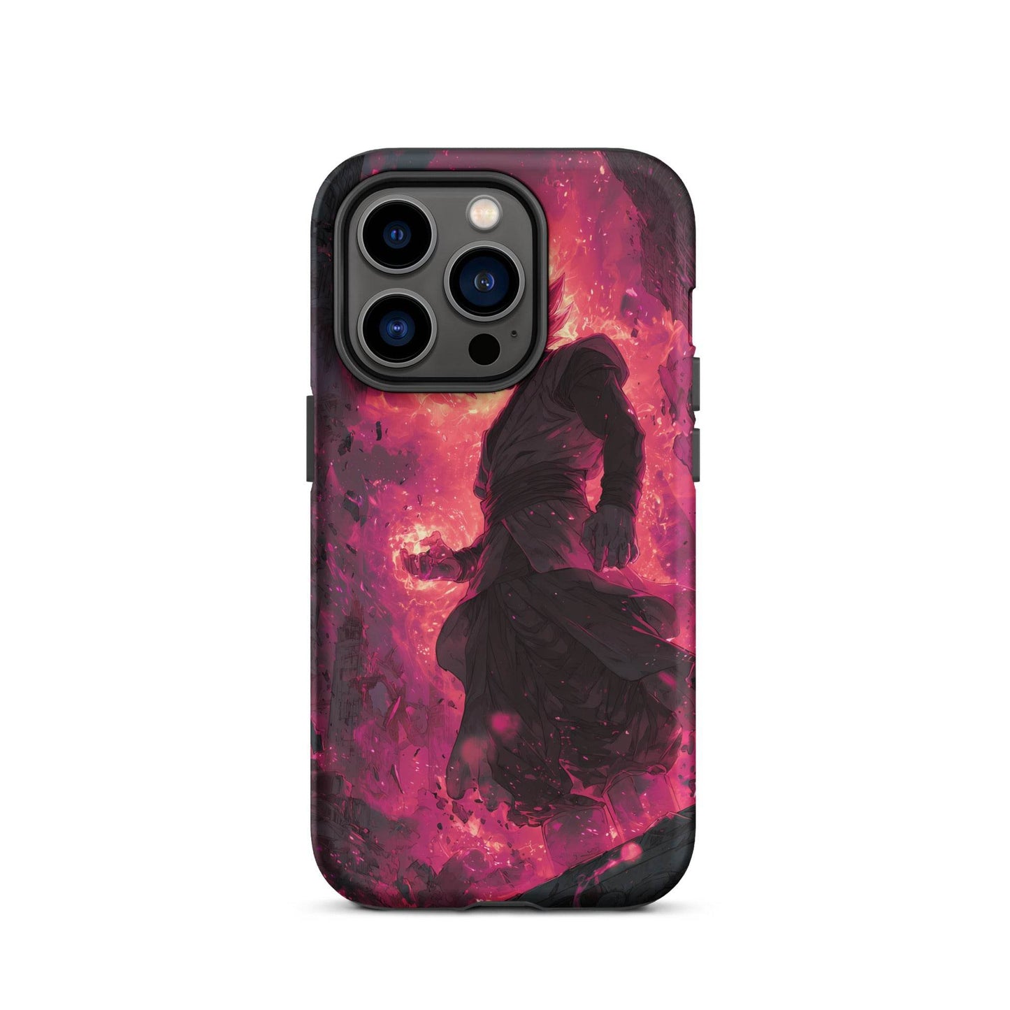 Zamasu Goku Black, Pink Rose Super Saiyan Dragon Ball Tough Case for iPhone® - Chromavolt