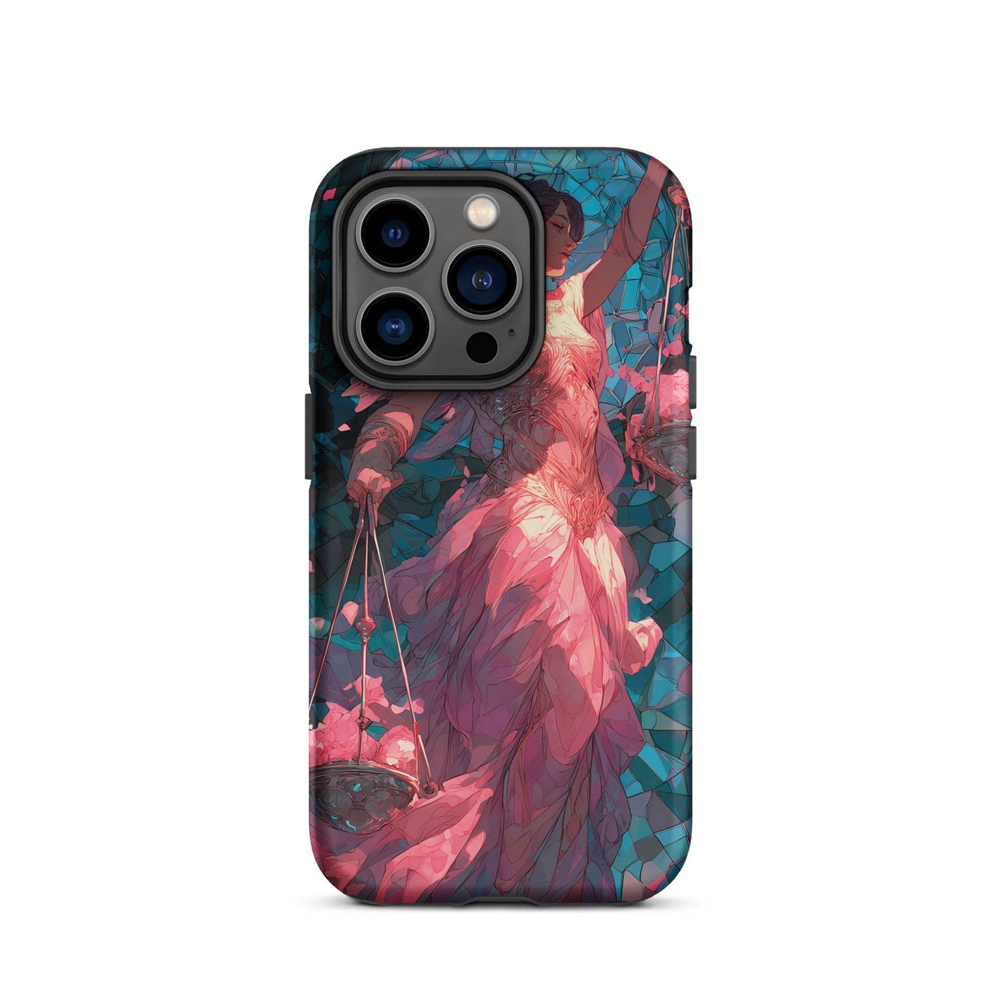 Libra Zodiac Sign Fan Art Tough Case for iPhone® - Chromavolt