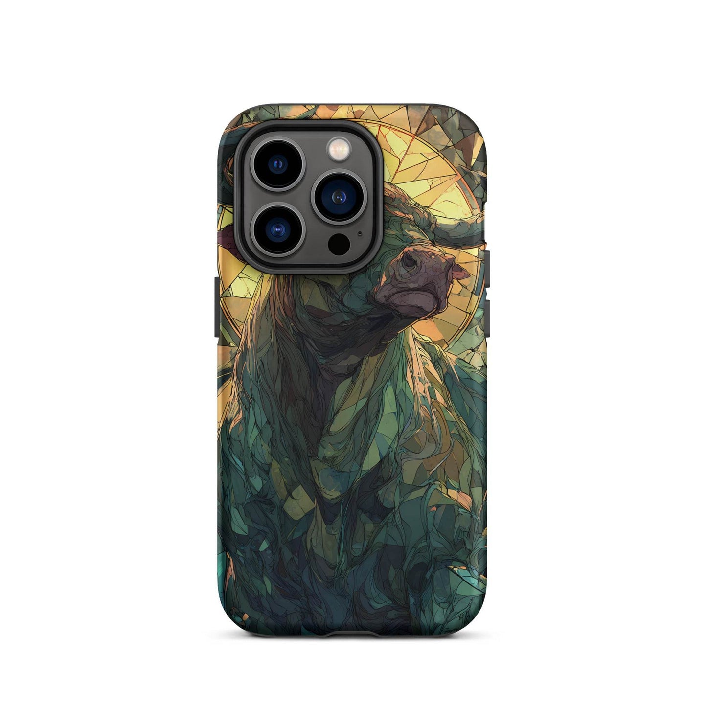 Taurus Zodiac Sign Fan Art Tough Case for iPhone® - Chromavolt