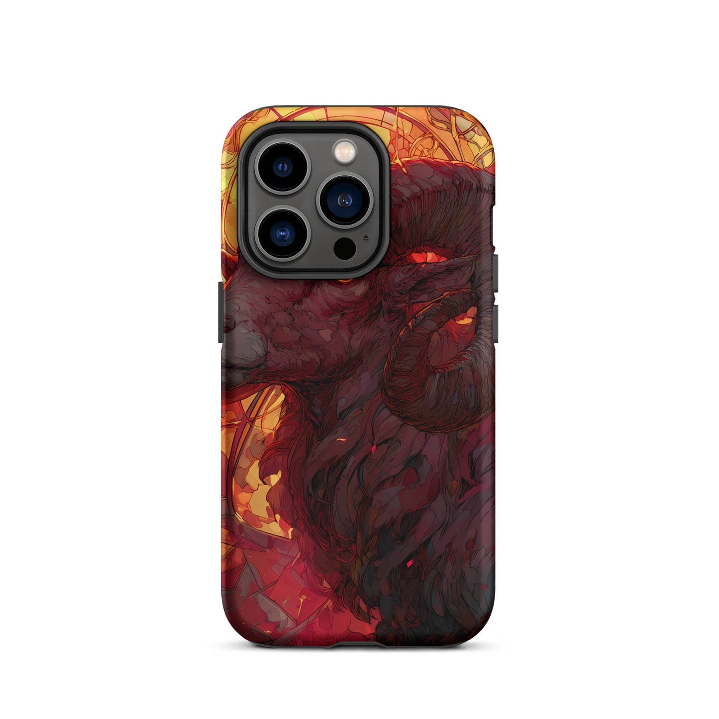 Aries Zodiac Sign Fan Art Tough Case for iPhone® - Chromavolt