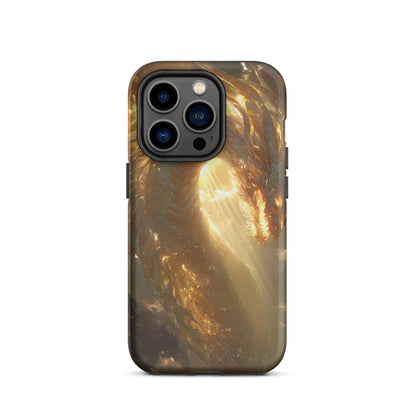 Light Dragon: The Celestial Flame Tough Case for iPhone® - Chromavolt
