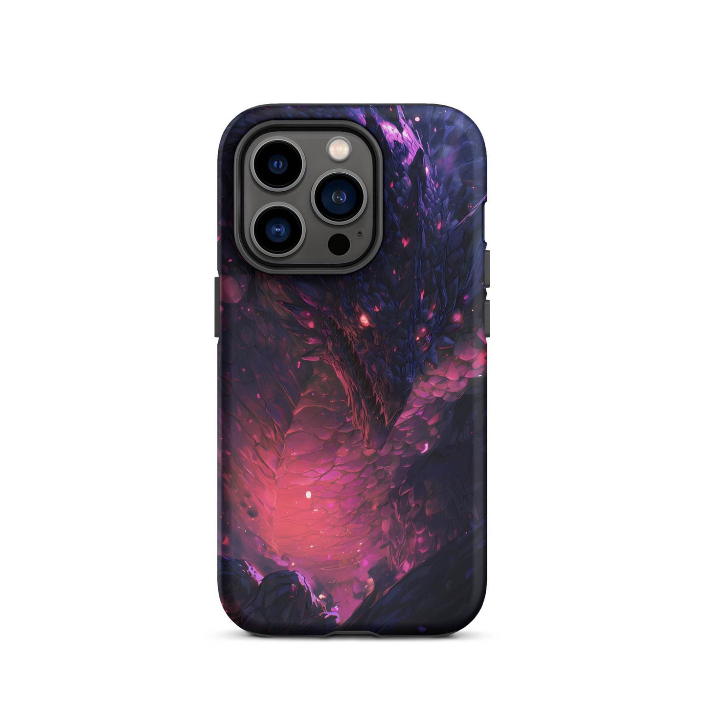 Darkness Dragon: The Void Warden Tough Case for iPhone® - Chromavolt