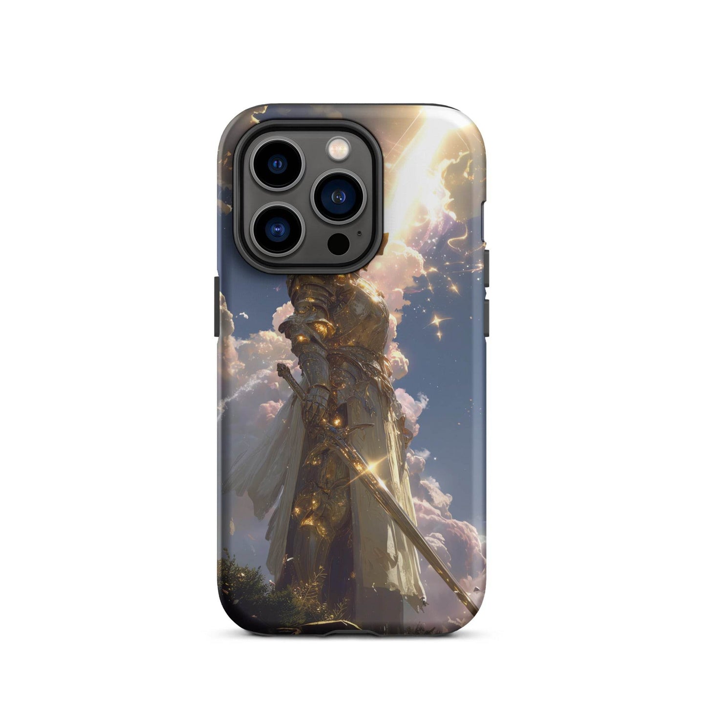 Light Elemental Knight, Original Anime Art Tough Case for iPhone® - Chromavolt