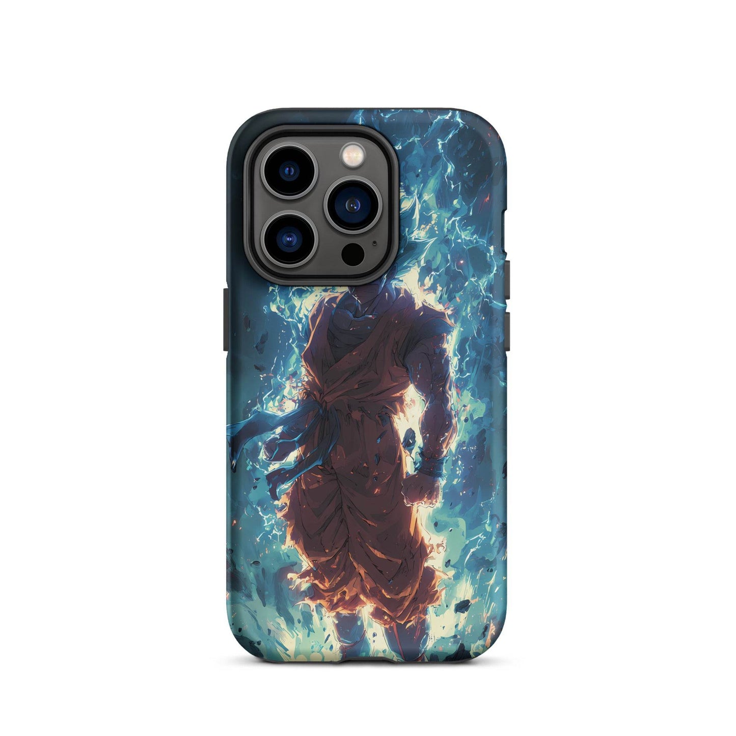 Super Saiyan Blue Goku, Dragon Ball Super Anime Fan Art Tough Case for iPhone® - Chromavolt