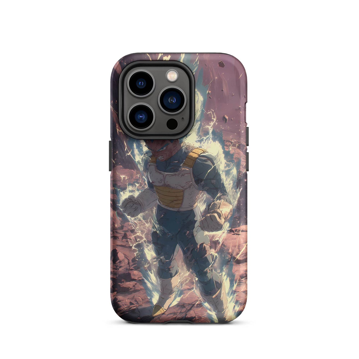 Super Saiyan Blue Vegeta, Dragon Ball Super Anime Fan Art Tough Case for iPhone® - Chromavolt