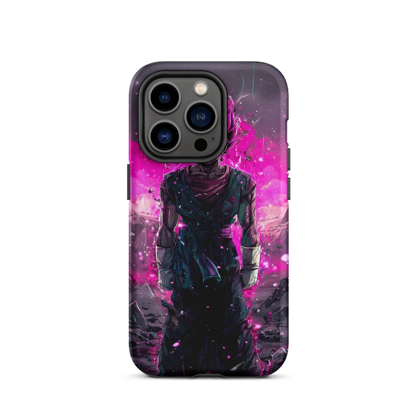 Super Saiyan Blue and Pink Rose Vegito, Dragon Ball Super Anime Fan Art Tough Case for iPhone® - Chromavolt