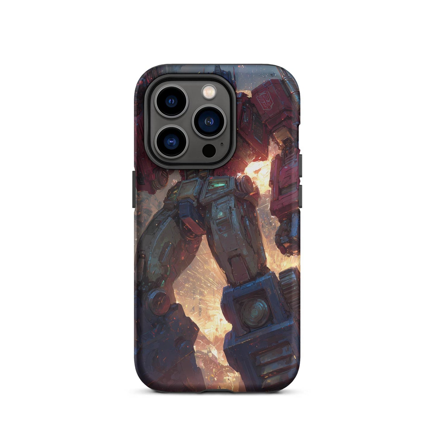 Optimus Prime Transformers Anime Fan Art Tough Case for iPhone® - Chromavolt