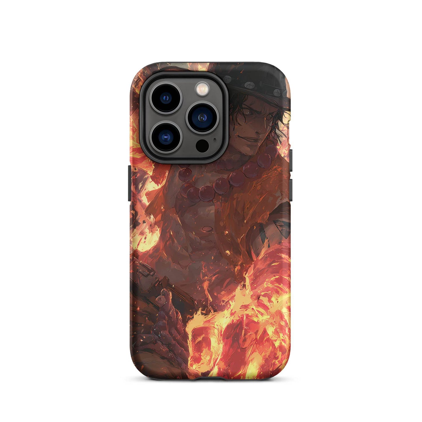 Fire Fist Ace, One Piece Portgas D. Ace Anime Fan Art Tough Case for iPhone® - Chromavolt