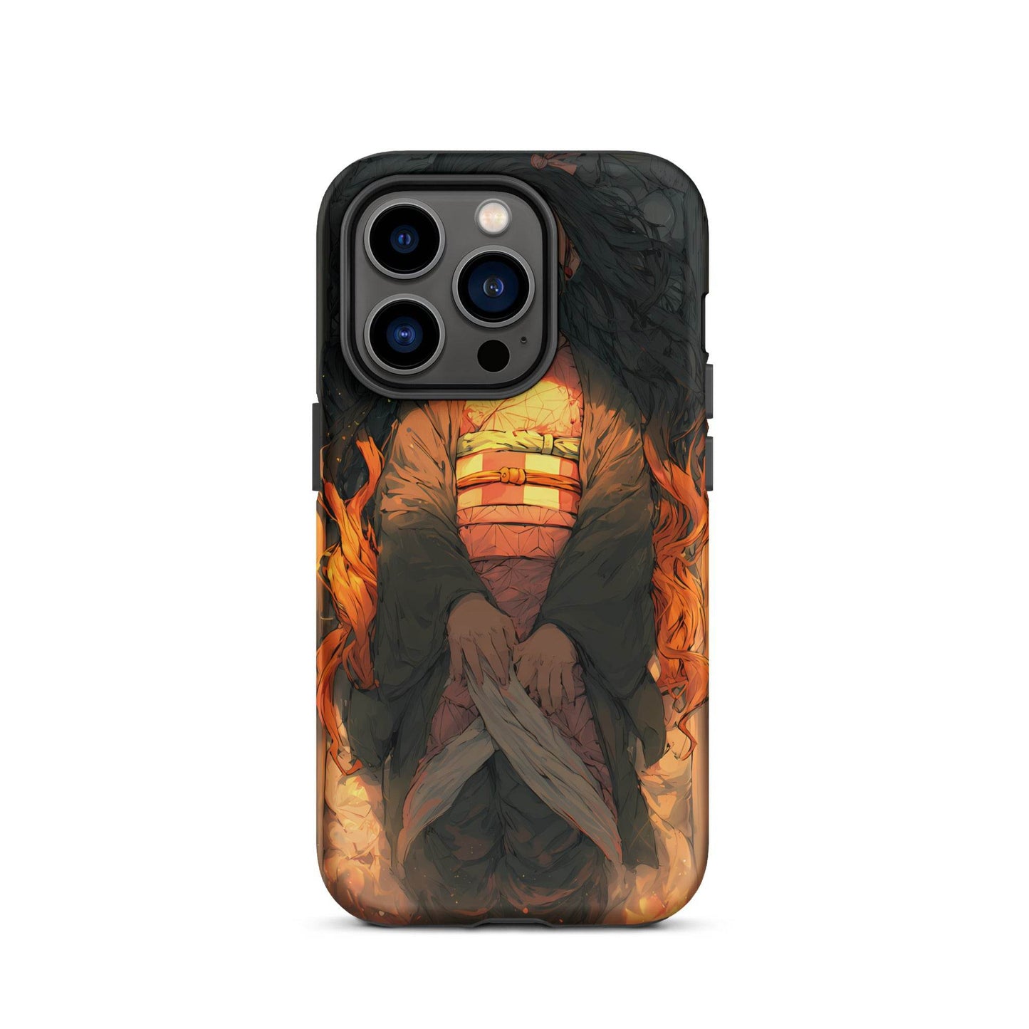Sleeping Nezuko, Demon Slayer Anime Tough Case for iPhone® - Chromavolt