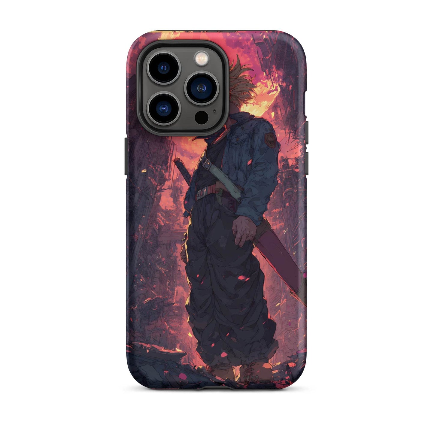 Super Saiyan Trunks Dragon Ball Z Tough Case for iPhone® - Chromavolt