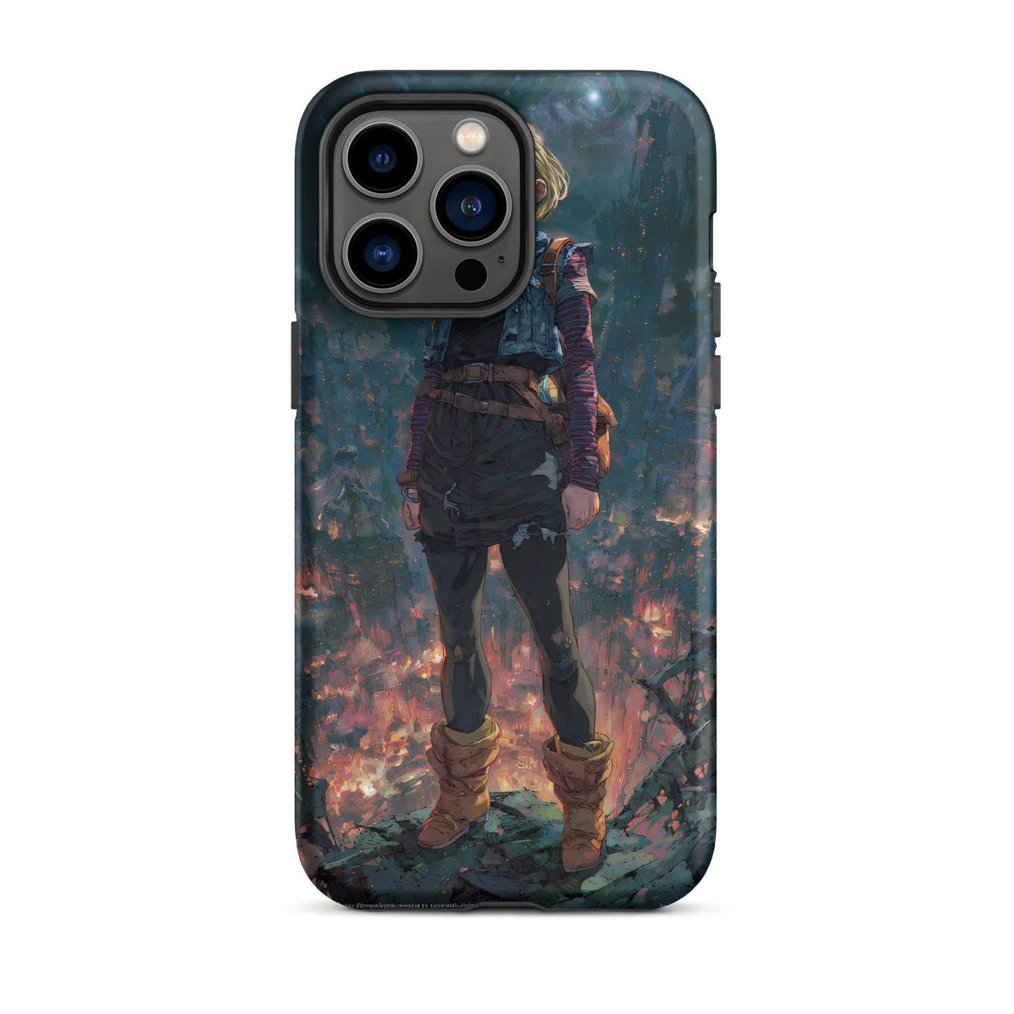 Android 18 Dragon Ball Z Anime Tough Case for iPhone® - Chromavolt