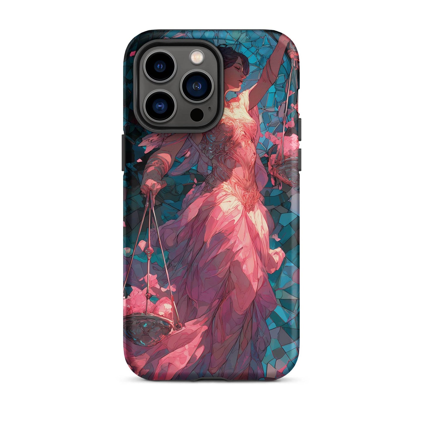 Libra Zodiac Sign Fan Art Tough Case for iPhone® - Chromavolt