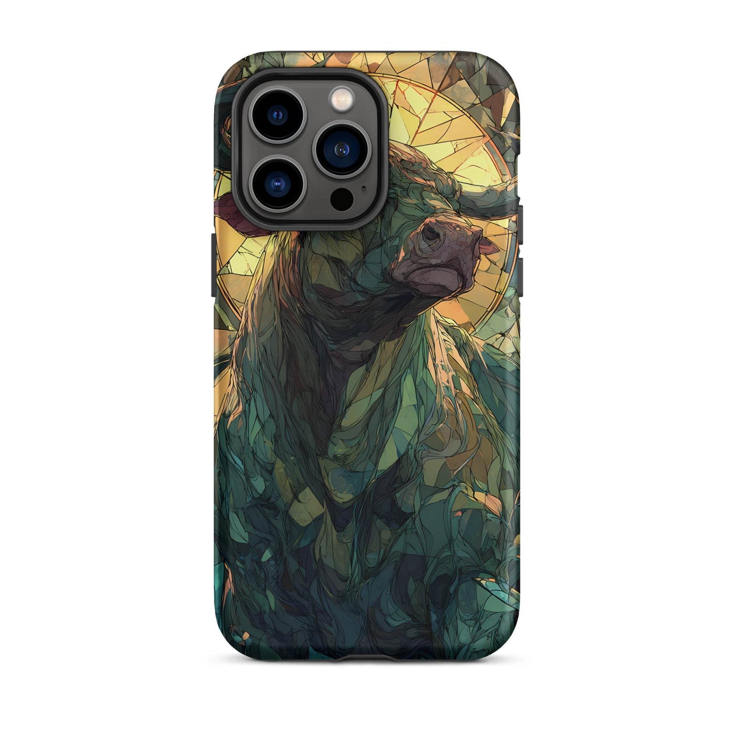 Taurus Zodiac Sign Fan Art Tough Case for iPhone® - Chromavolt