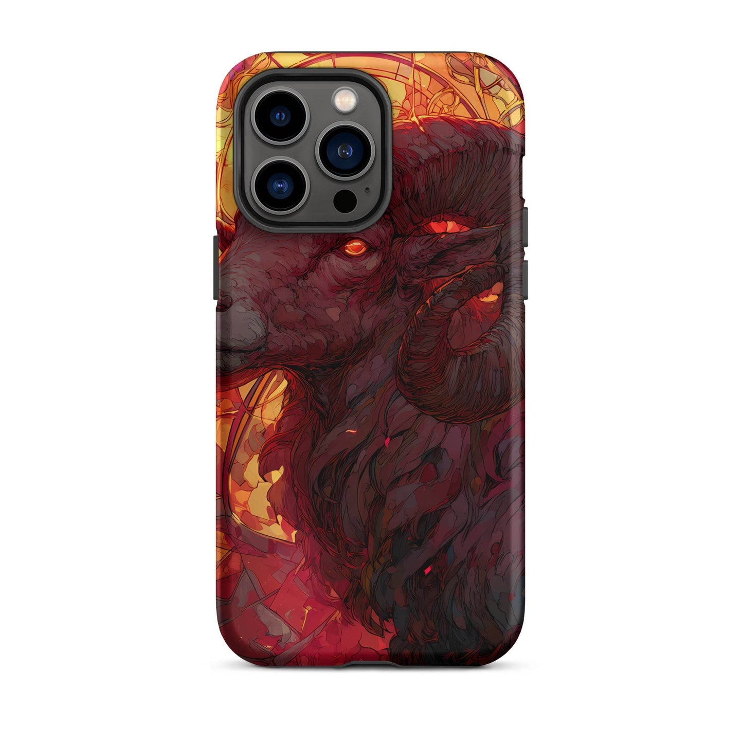 Aries Zodiac Sign Fan Art Tough Case for iPhone® - Chromavolt