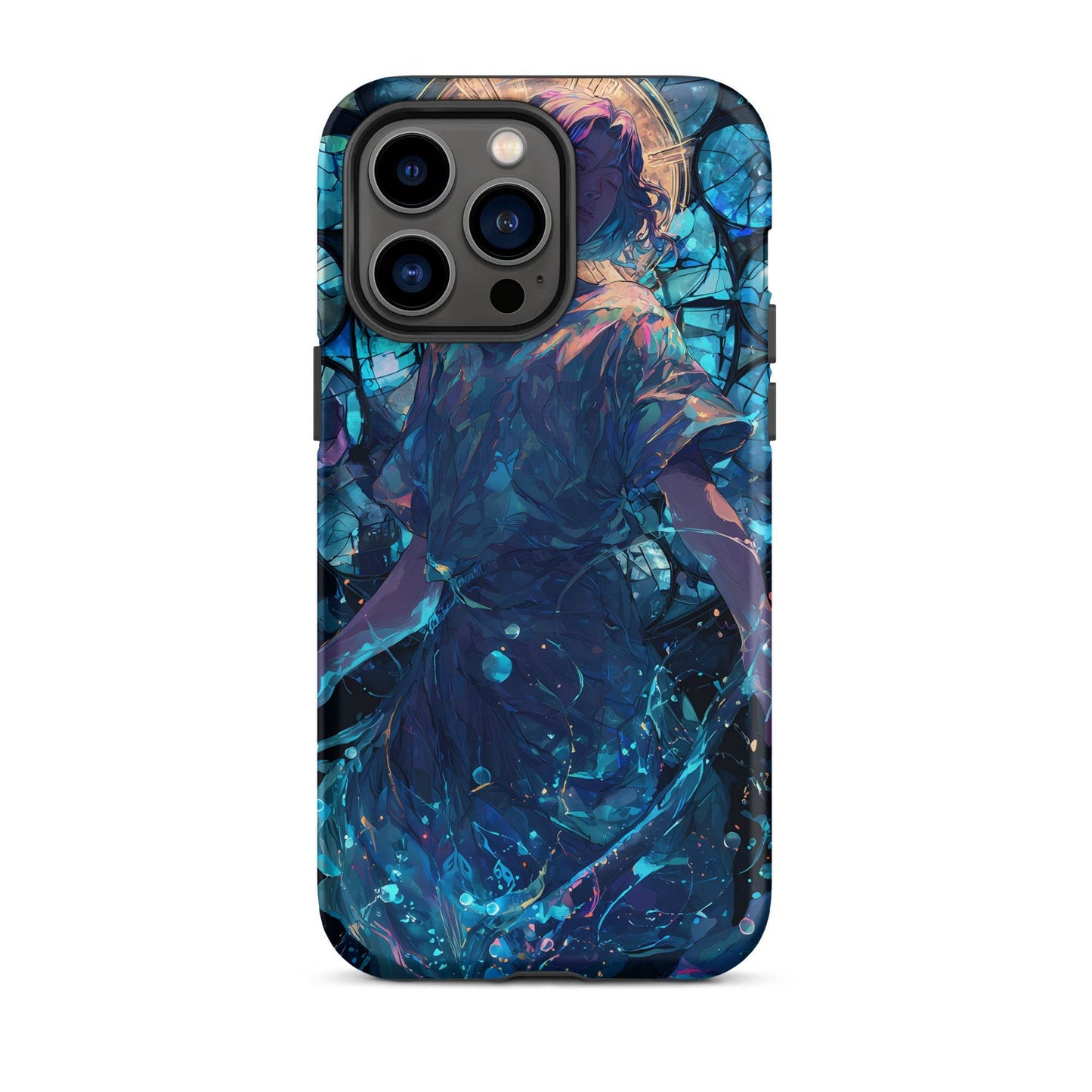 Aquarius Zodiac Sign Fan Art Tough Case for iPhone® - Chromavolt