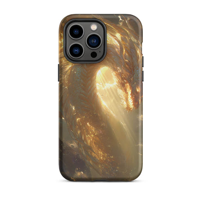 Light Dragon: The Celestial Flame Tough Case for iPhone® - Chromavolt