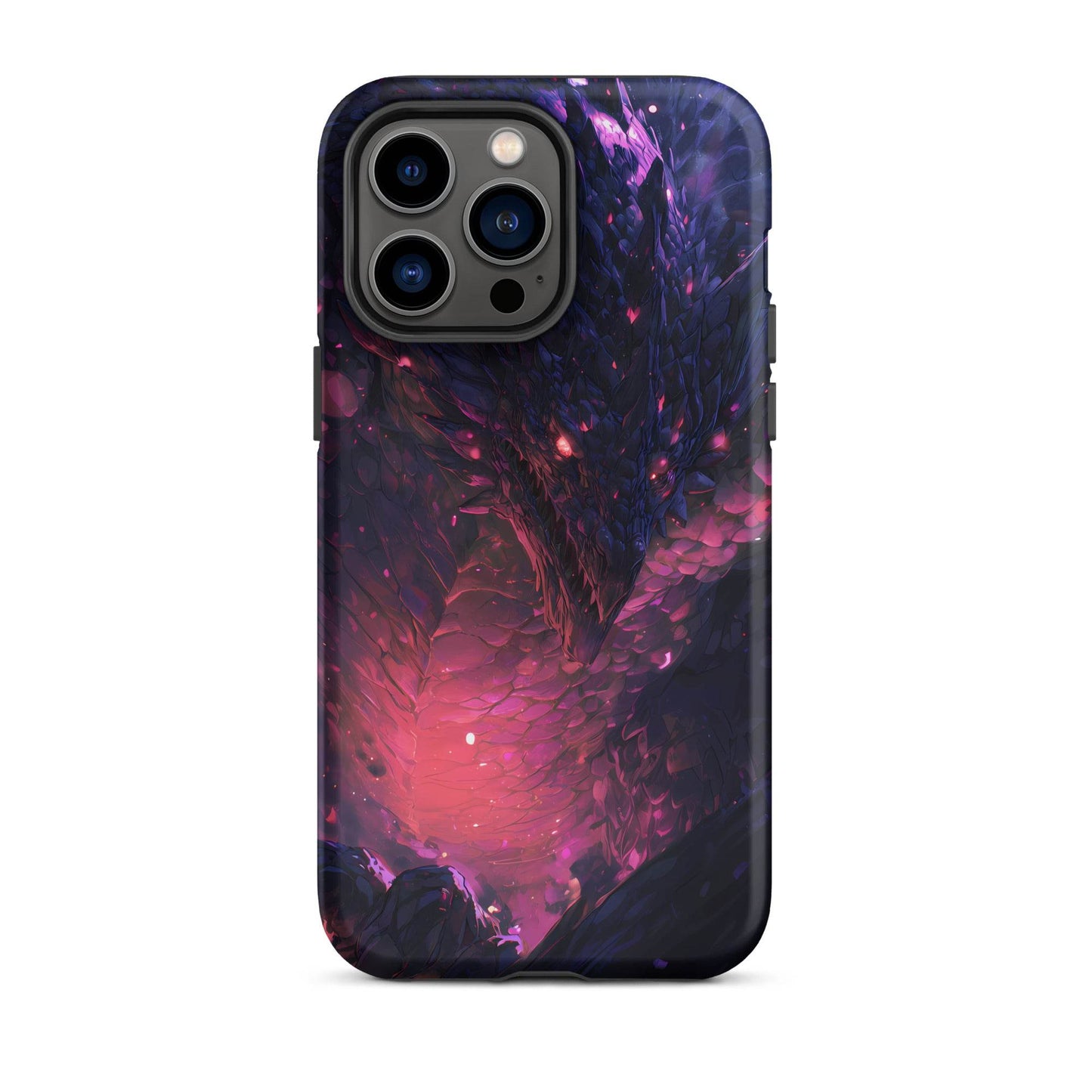 Darkness Dragon: The Void Warden Tough Case for iPhone® - Chromavolt