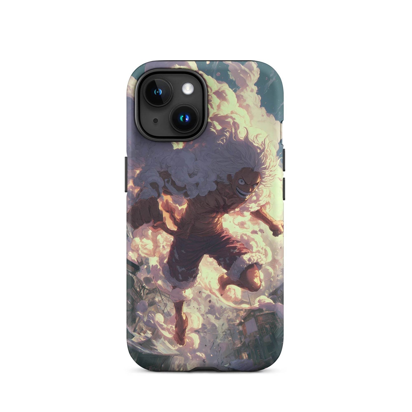 Monkey D Luffy Gear 5 Sun God Nika, One Piece Anime Tough Case for iPhone® - Chromavolt