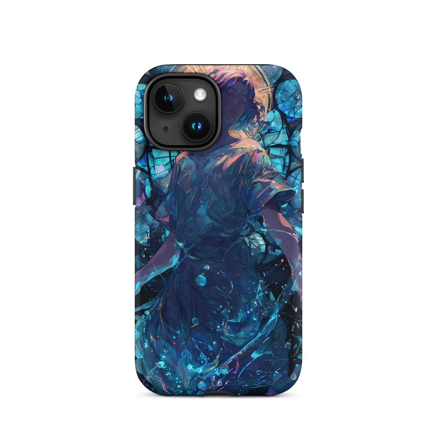 Aquarius Zodiac Sign Fan Art Tough Case for iPhone® - Chromavolt