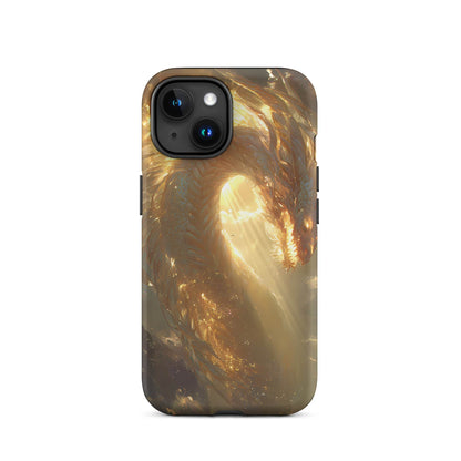 Light Dragon: The Celestial Flame Tough Case for iPhone® - Chromavolt