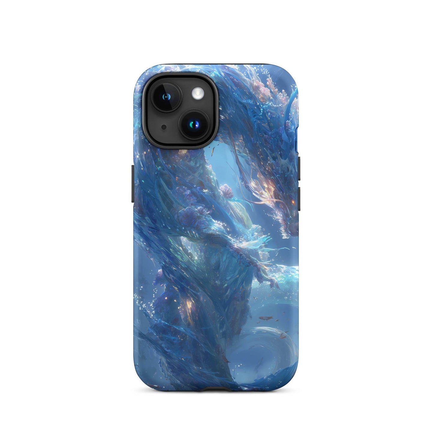 Water Dragon: The Serpent of Serenity Tough Case for iPhone® - Chromavolt
