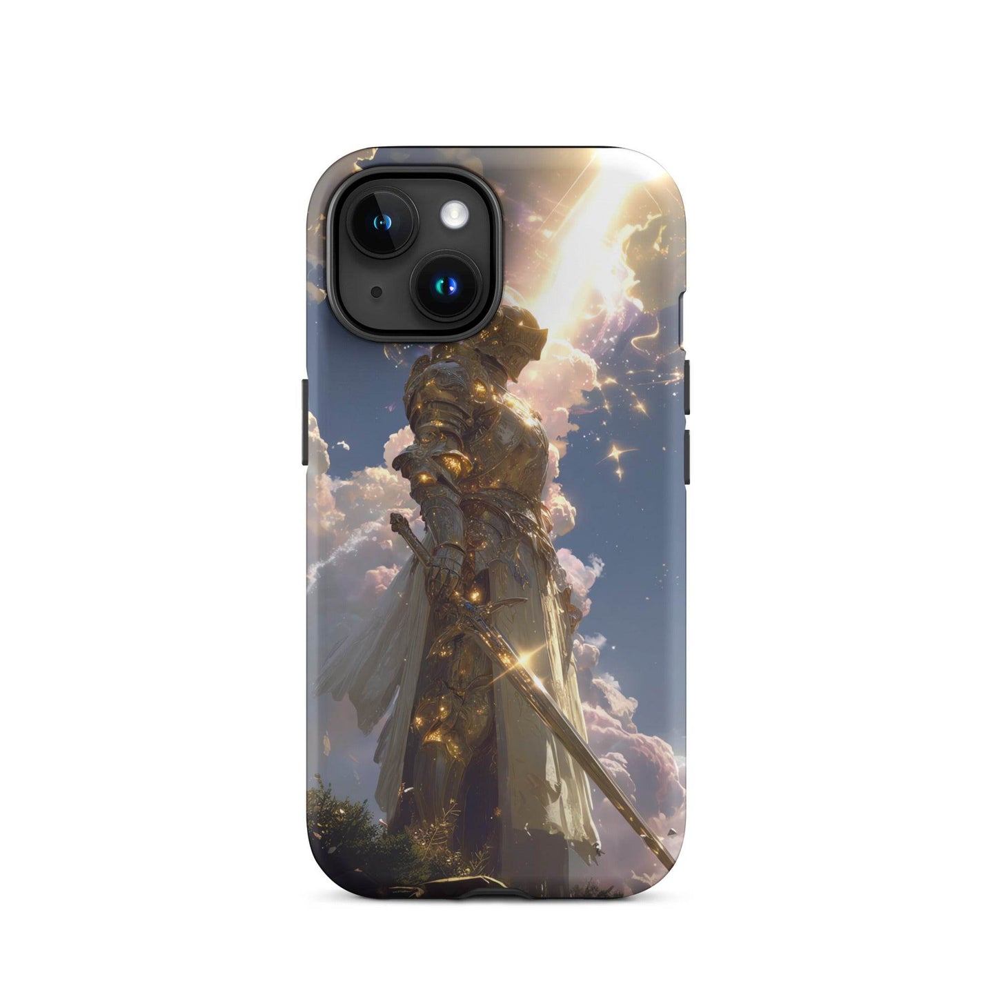 Light Elemental Knight, Original Anime Art Tough Case for iPhone® - Chromavolt