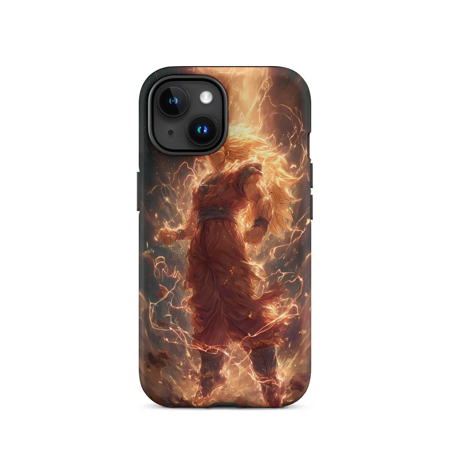 Super Saiyan 3 Goku, Dragon Ball Z Anime Fan Art Tough Case for iPhone® - Chromavolt