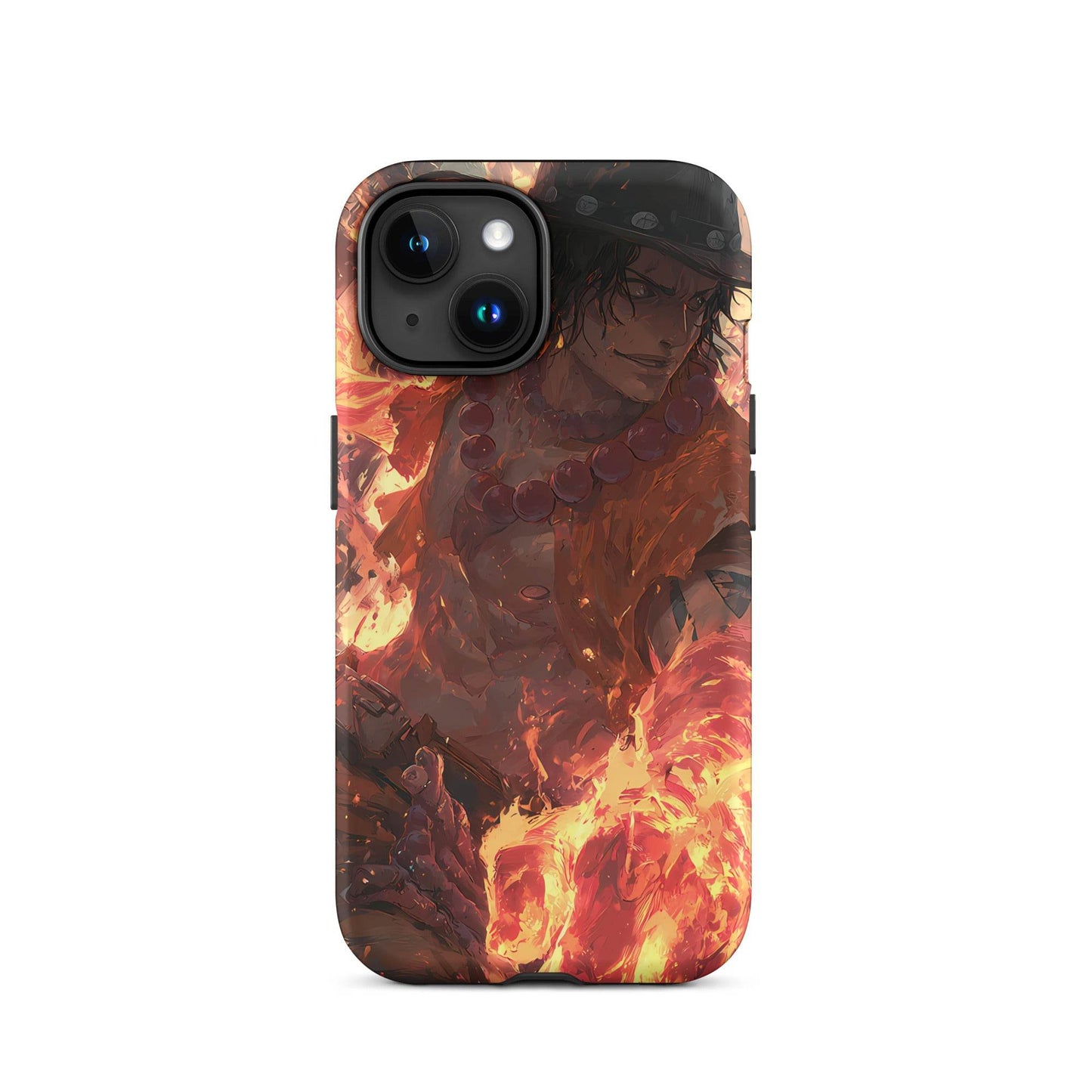 Fire Fist Ace, One Piece Portgas D. Ace Anime Fan Art Tough Case for iPhone® - Chromavolt