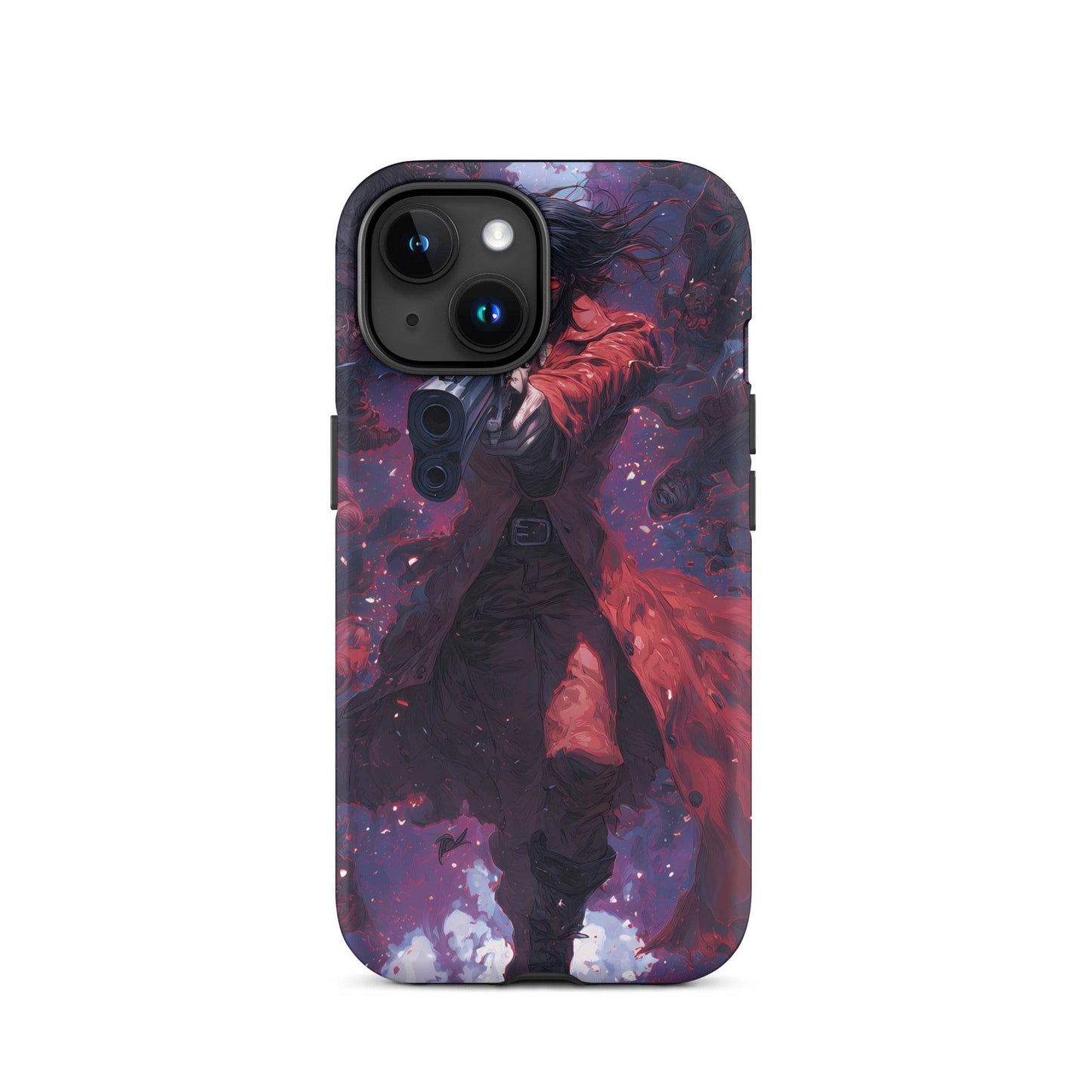 Alucard Hellsing Anime Fan Art Tough Case for iPhone® - Chromavolt