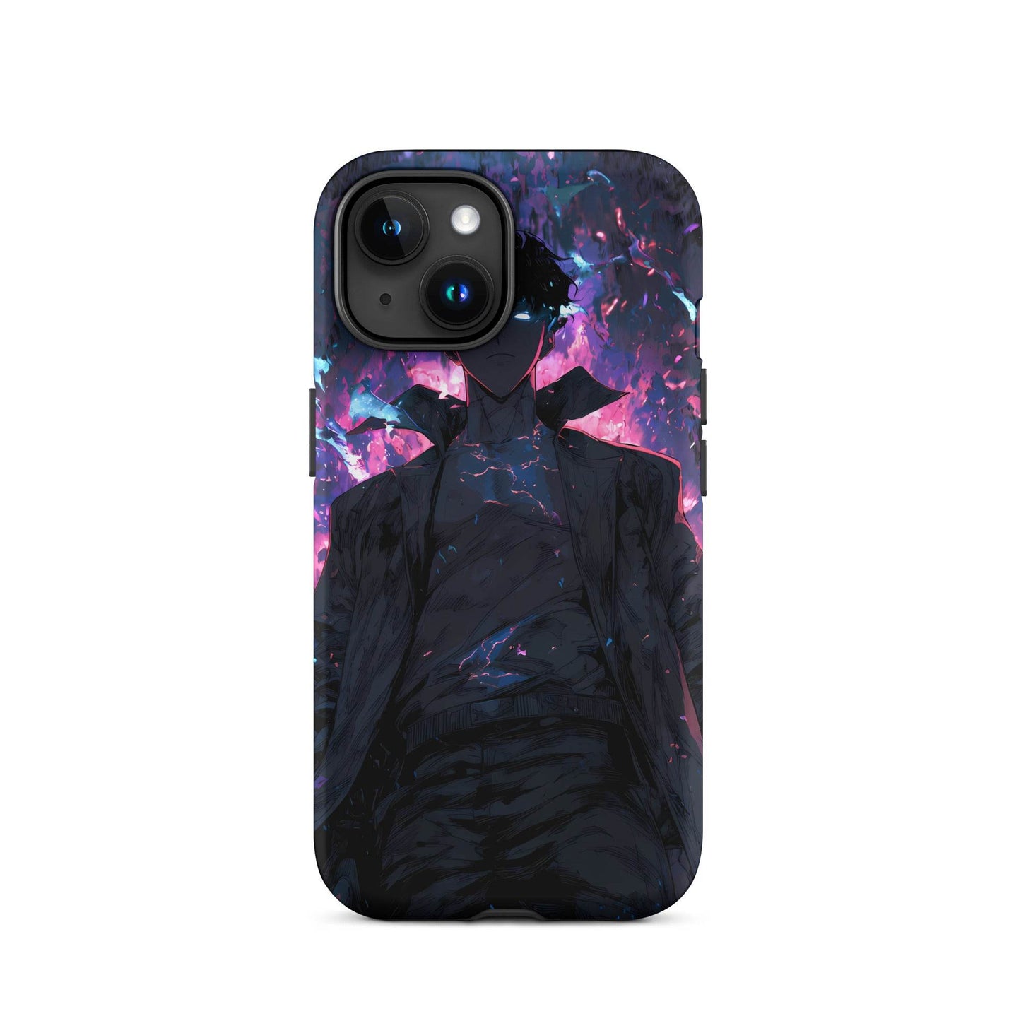 Solo Leveling Sung Jin Woo Anime Fan Art Tough Case for iPhone® - Chromavolt