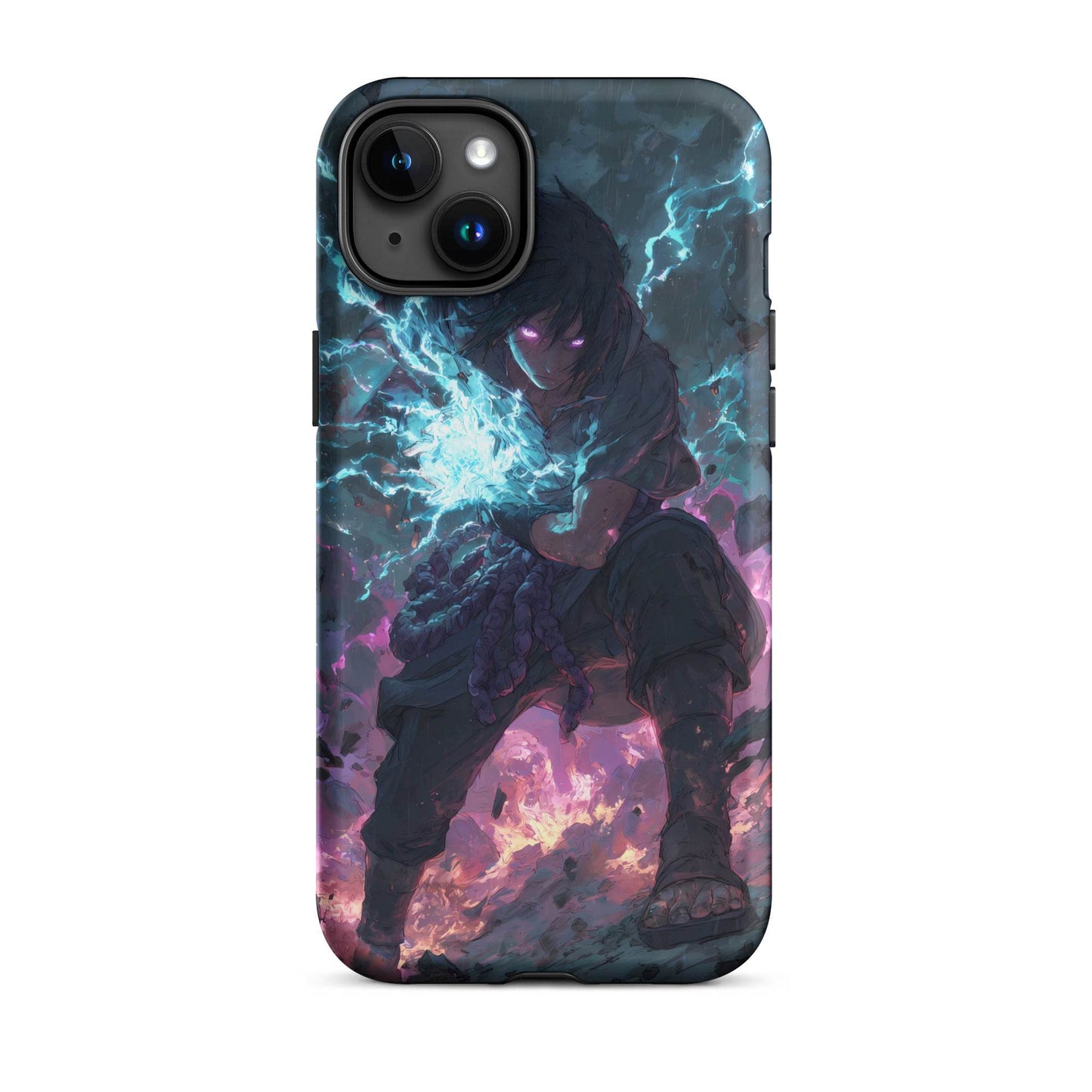 Sasuke Uchiha Chidori, Naruto Shippuden Tough Case for iPhone® - Chromavolt
