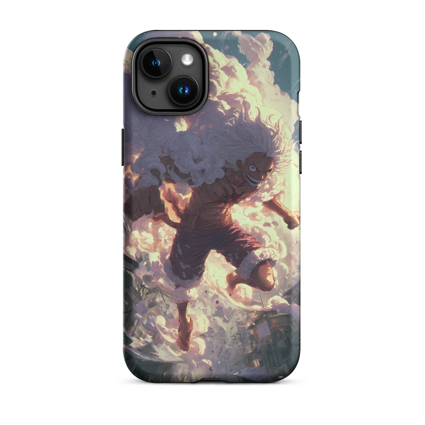 Monkey D Luffy Gear 5 Sun God Nika, One Piece Anime Tough Case for iPhone® - Chromavolt