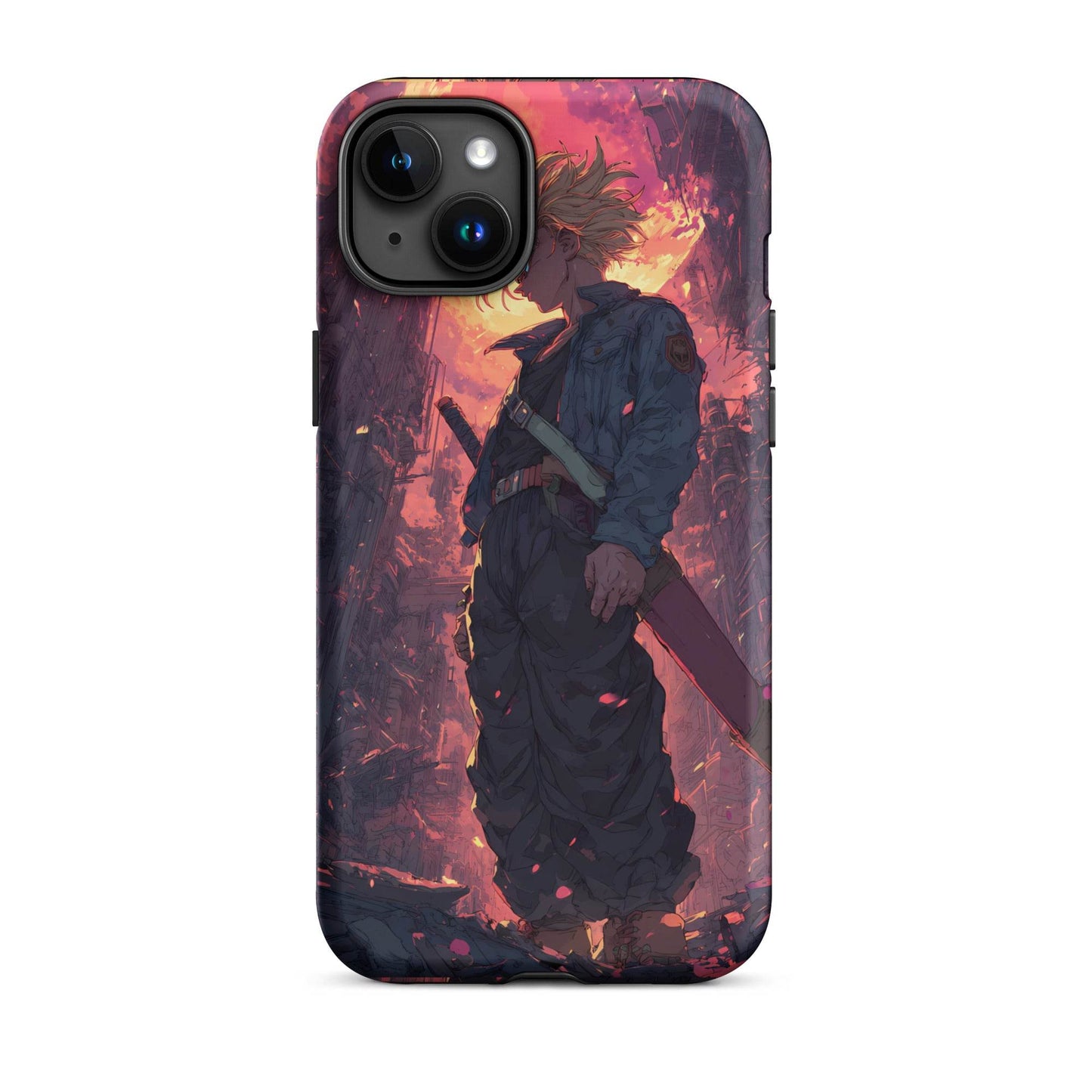 Super Saiyan Trunks Dragon Ball Z Tough Case for iPhone® - Chromavolt