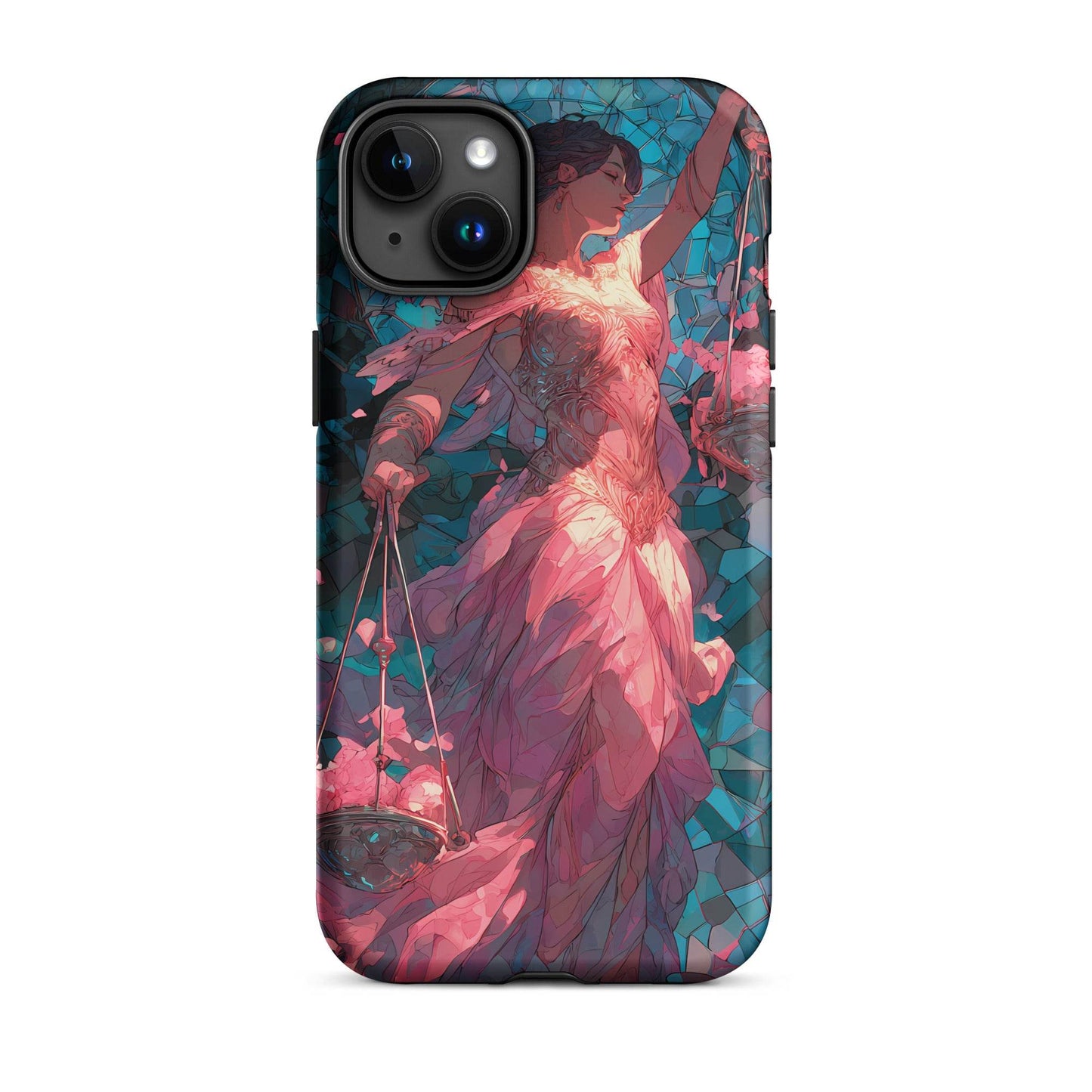 Libra Zodiac Sign Fan Art Tough Case for iPhone® - Chromavolt