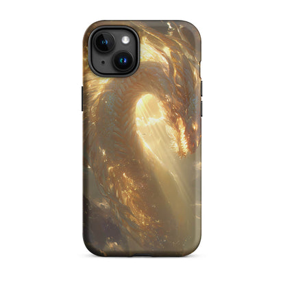 Light Dragon: The Celestial Flame Tough Case for iPhone® - Chromavolt