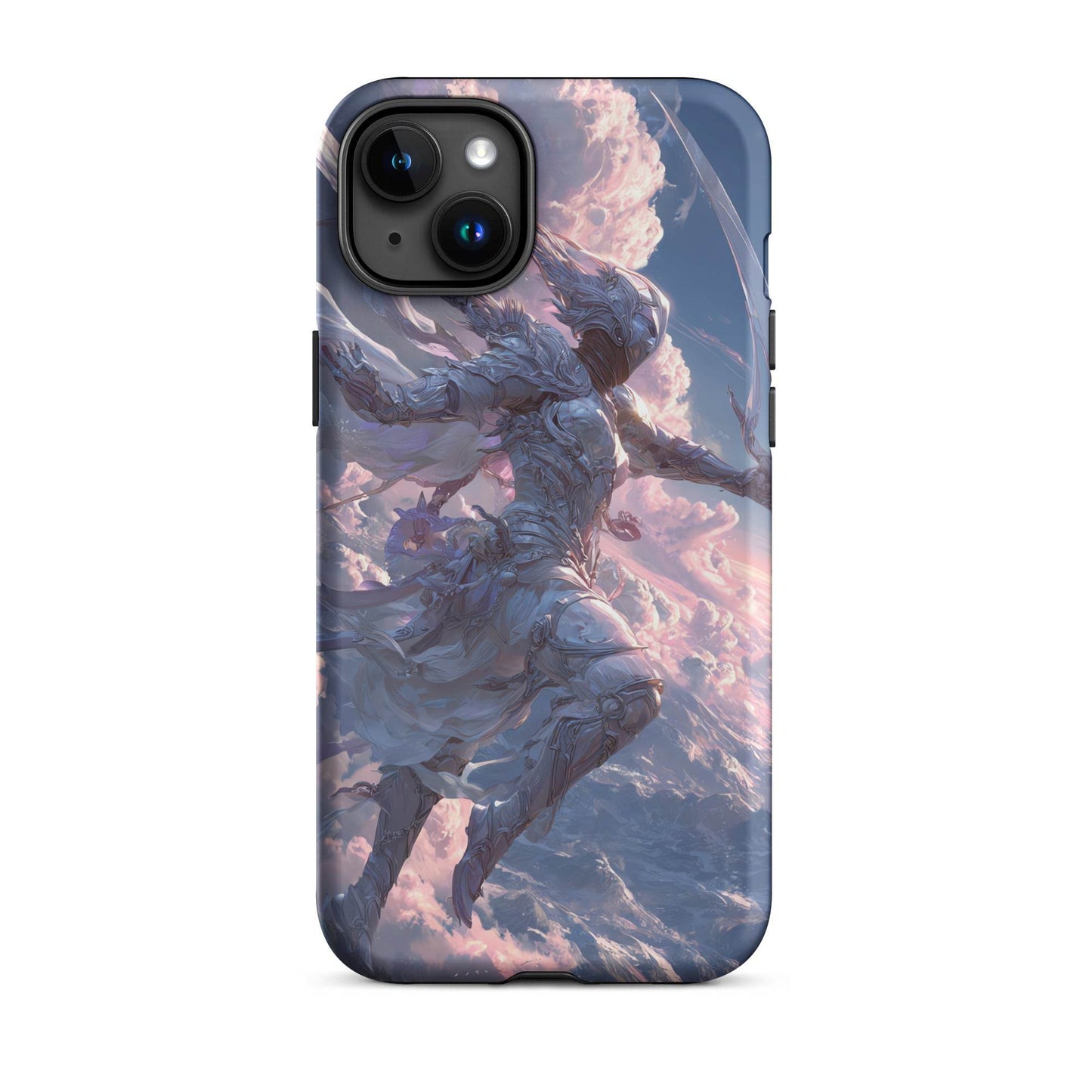 Wind Elemental Knight, Original Anime Art Tough Case for iPhone® - Chromavolt