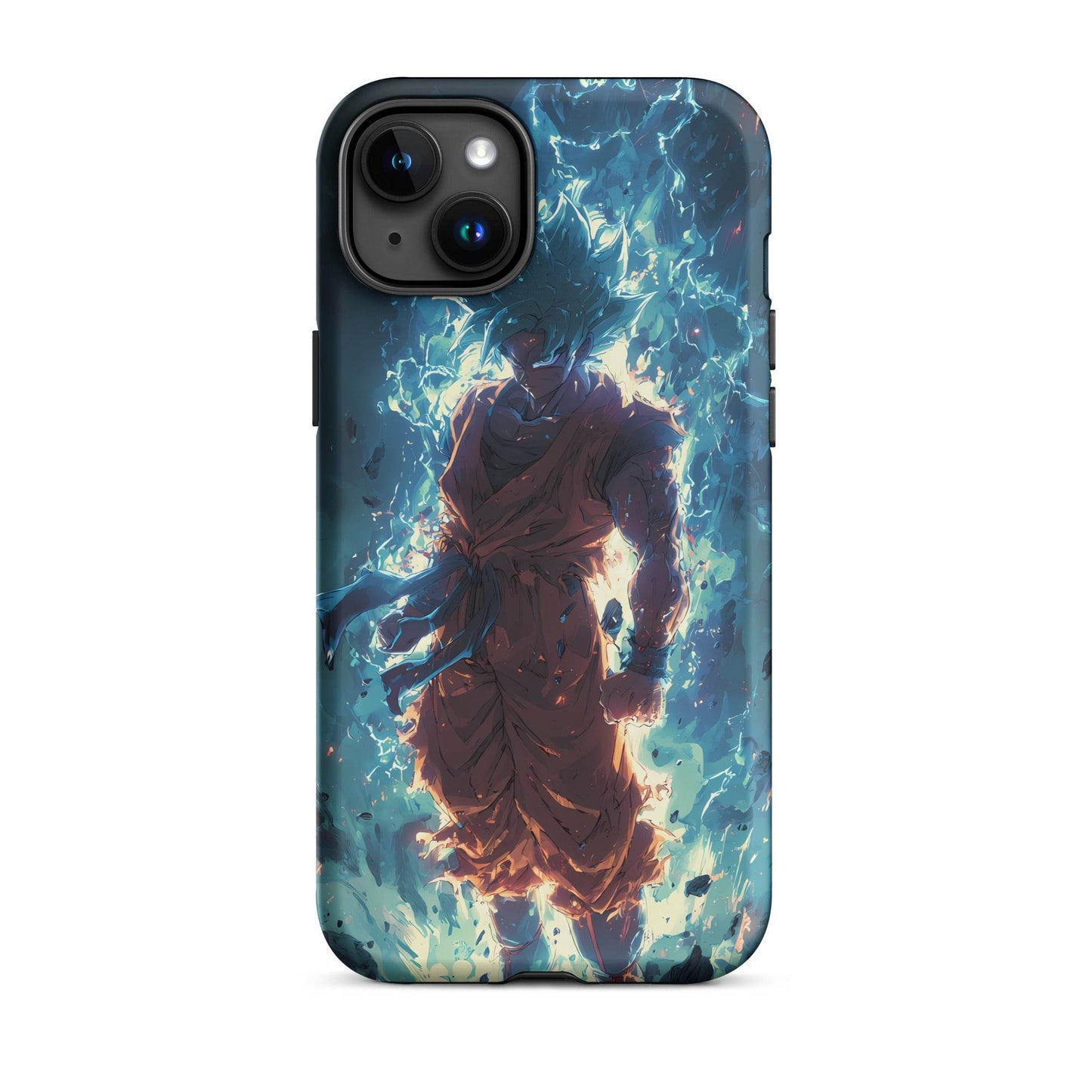 Super Saiyan Blue Goku, Dragon Ball Super Anime Fan Art Tough Case for iPhone® - Chromavolt