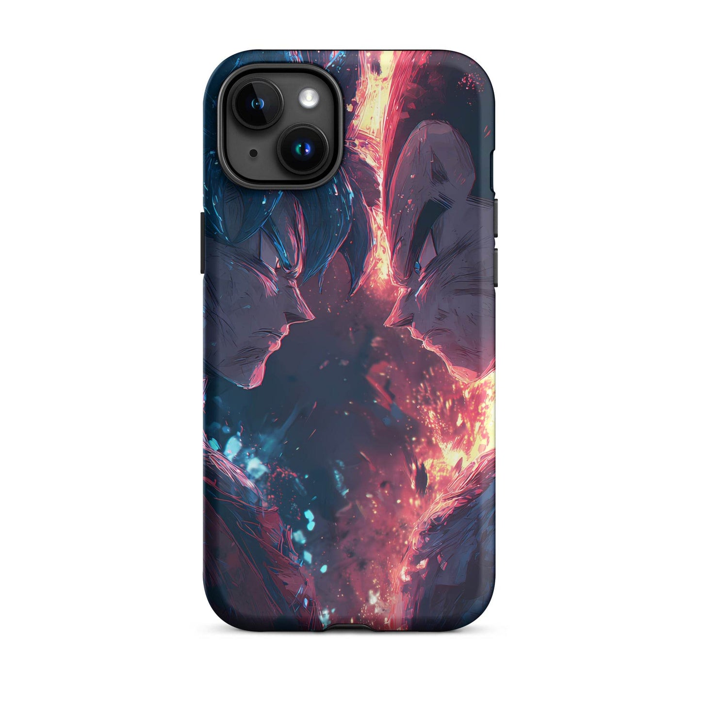 Goku Vs Vegeta, Dragon Ball Z Anime Fan Art Tough Case for iPhone® - Chromavolt