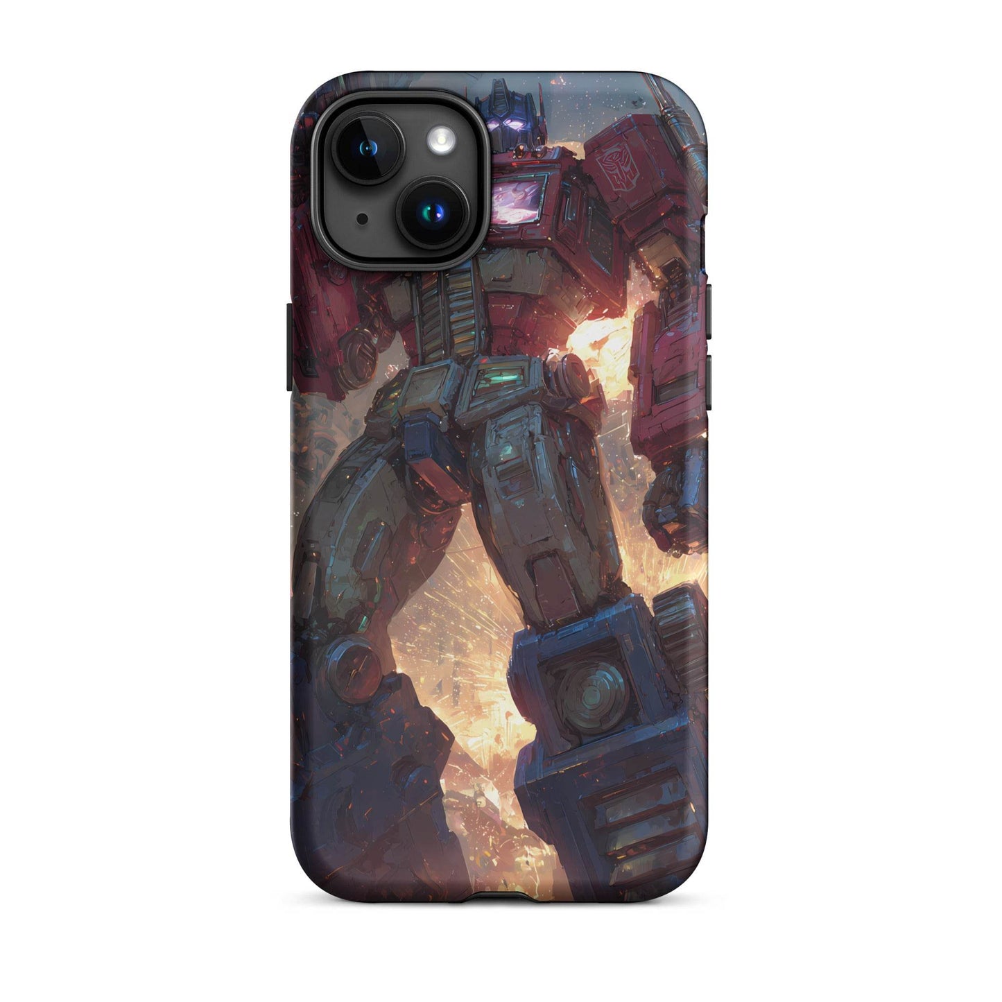 Optimus Prime Transformers Anime Fan Art Tough Case for iPhone® - Chromavolt