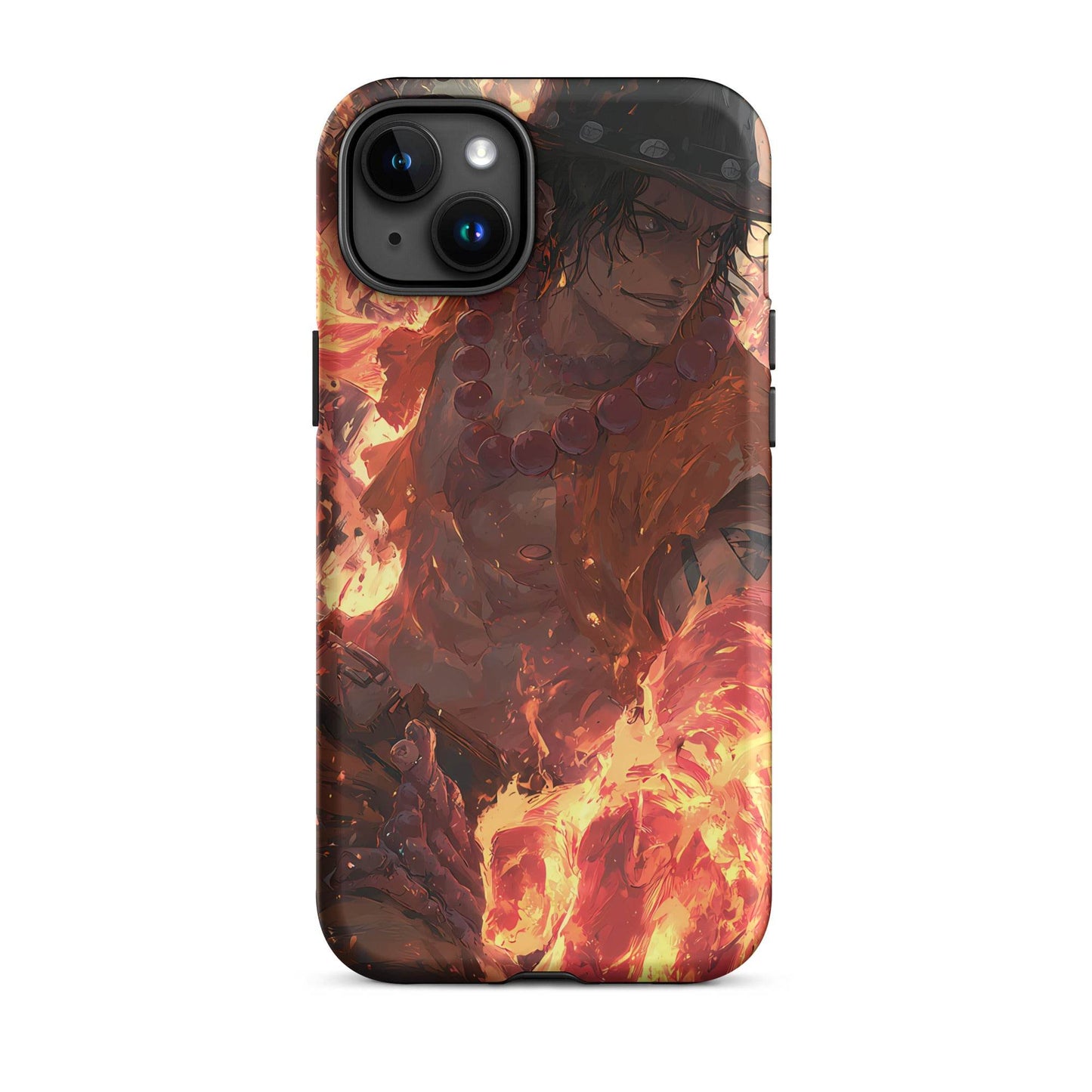 Fire Fist Ace, One Piece Portgas D. Ace Anime Fan Art Tough Case for iPhone® - Chromavolt