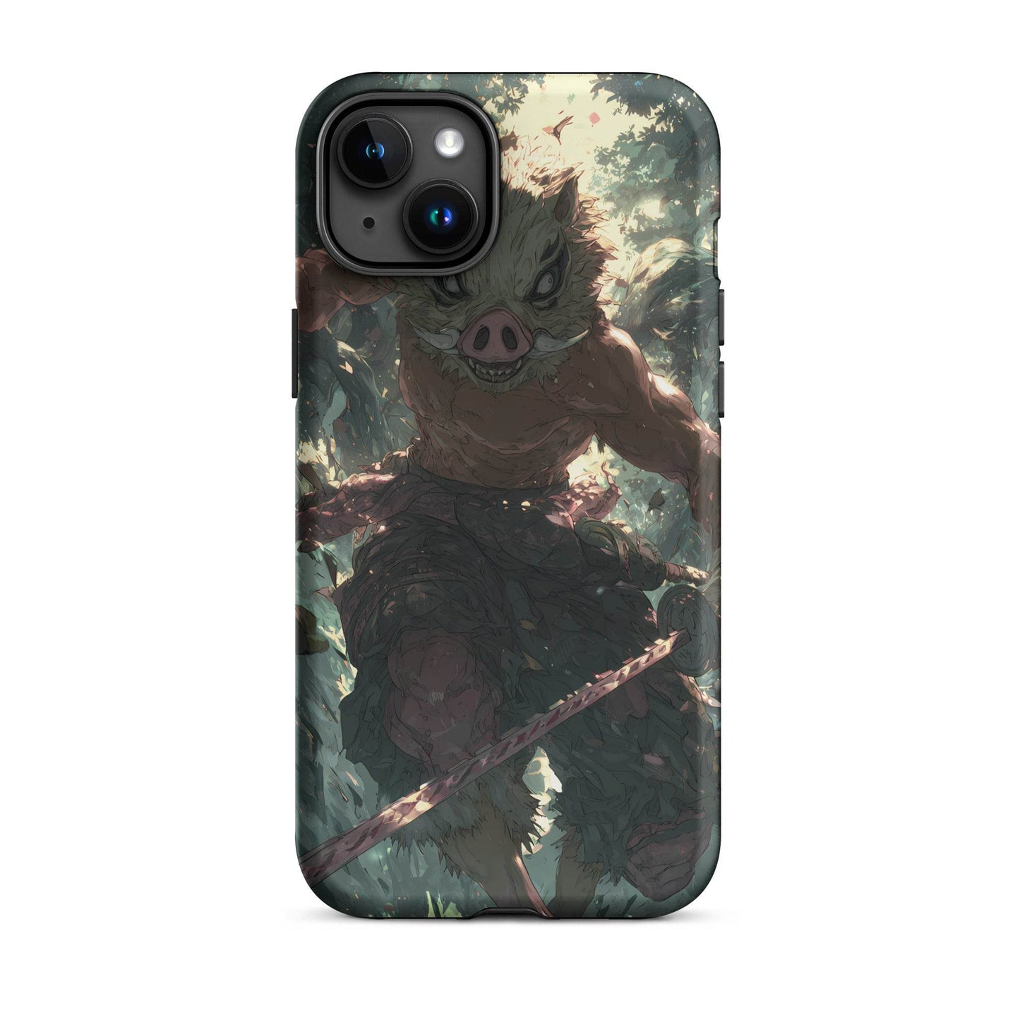 Inosuke Hashibira Demon Slayer Anime Fan Art Tough Case for iPhone® - Chromavolt