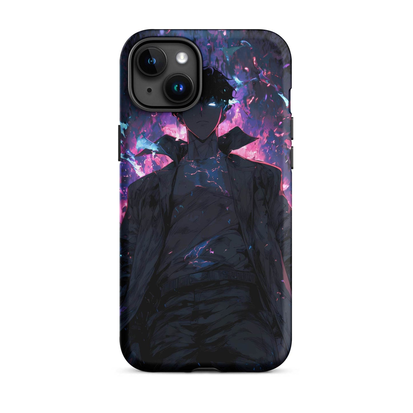 Solo Leveling Sung Jin Woo Anime Fan Art Tough Case for iPhone® - Chromavolt