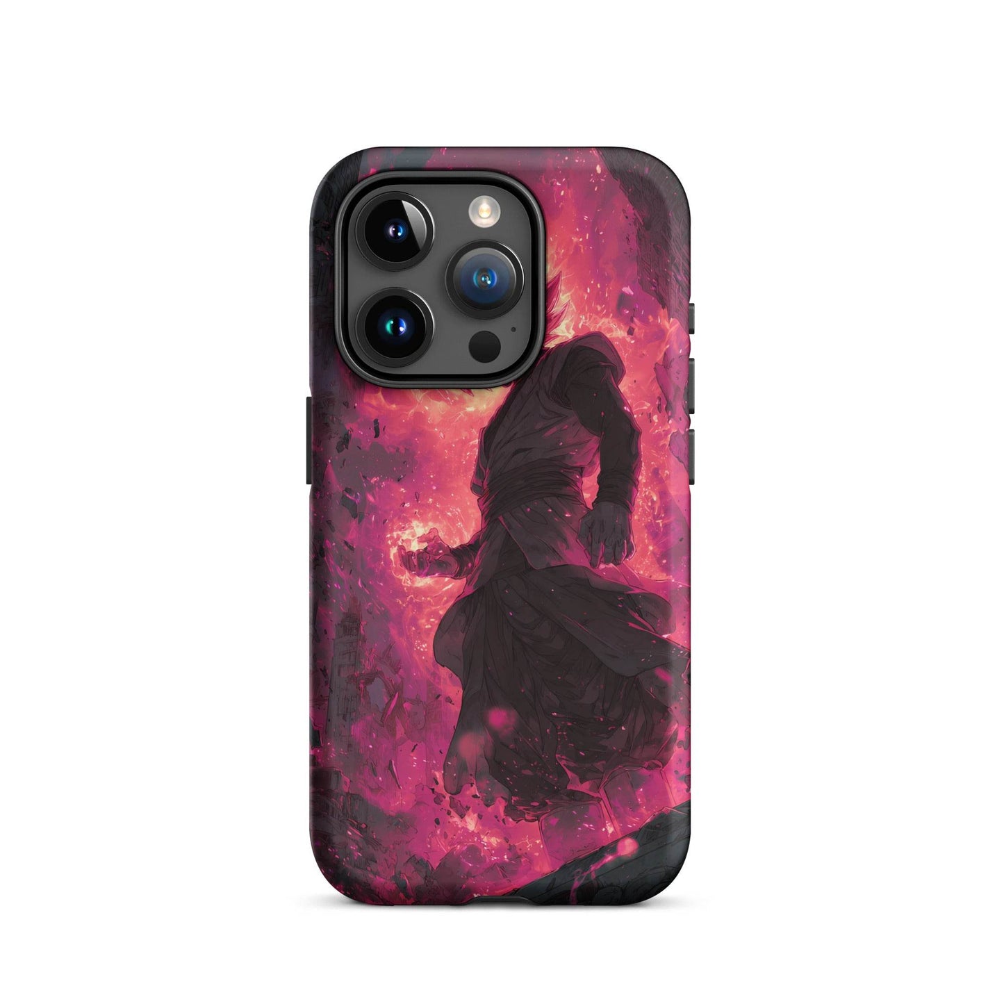 Zamasu Goku Black, Pink Rose Super Saiyan Dragon Ball Tough Case for iPhone® - Chromavolt