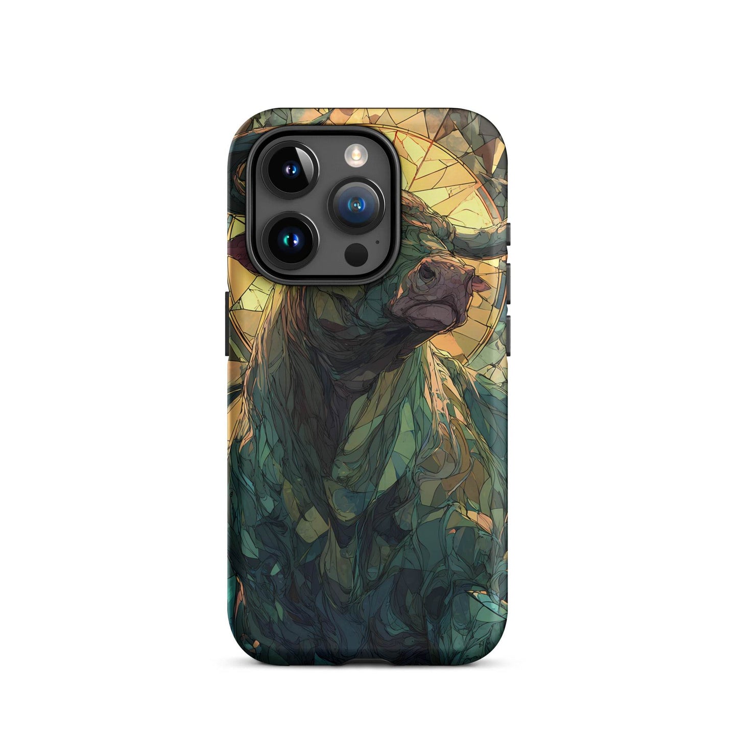 Taurus Zodiac Sign Fan Art Tough Case for iPhone® - Chromavolt